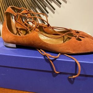 Aquazzura suede dancer flat. 39